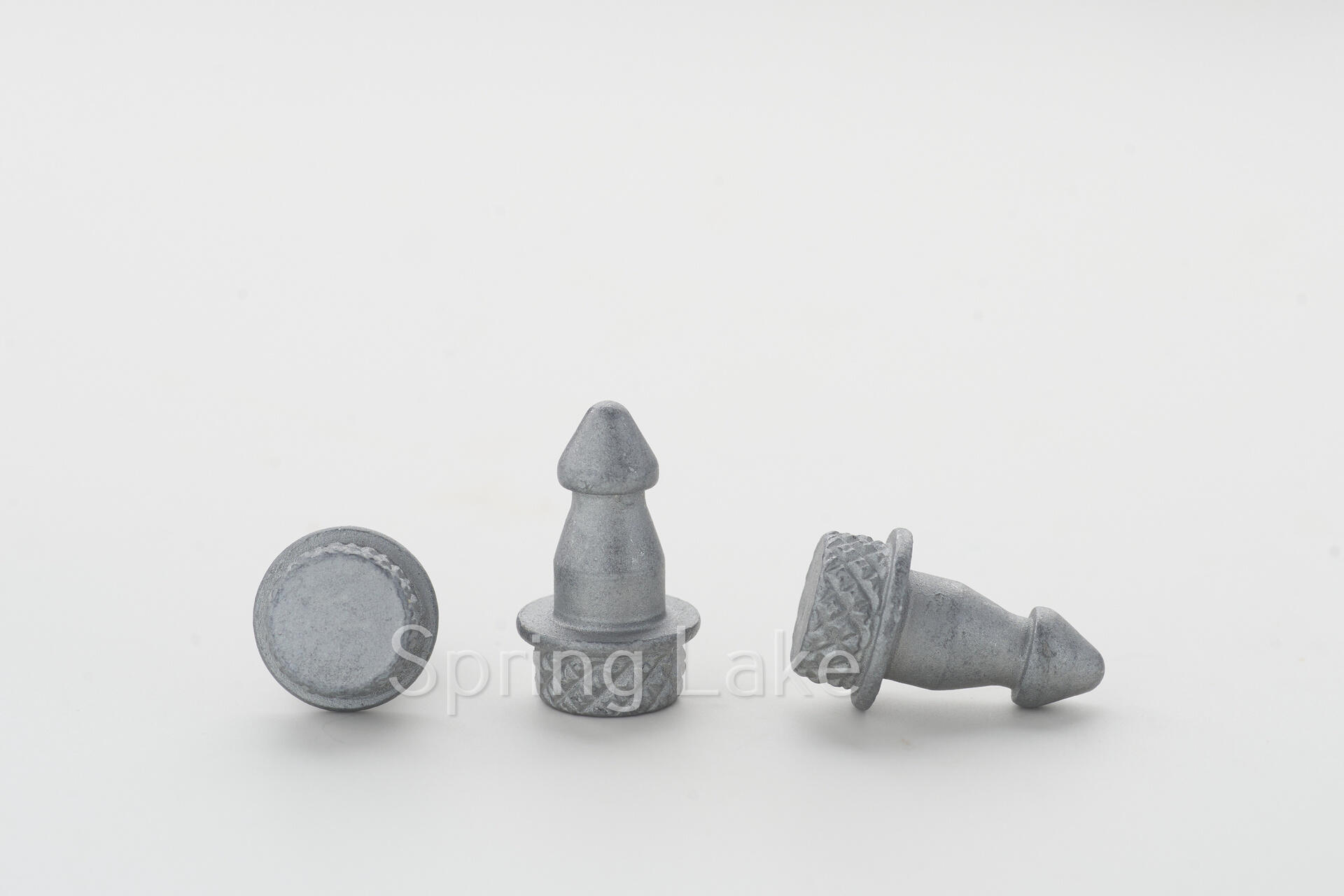 Round knurled head with collar stud pins GEOMET