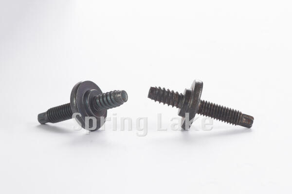 Double end threaded stud with collar - 春澤